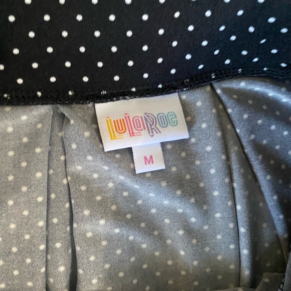 Accepting offers- LuLaRoe Black Polka Dot Skirt - Picture 2 of 4